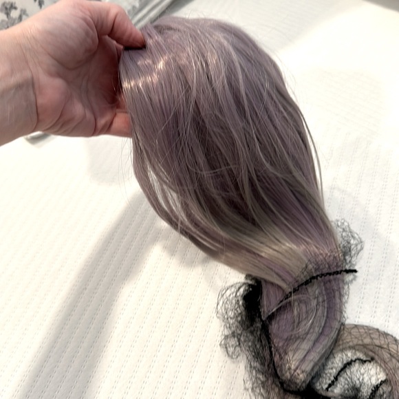 24 inch Ponytail Extension Purple Ombre - Picture 3 of 9